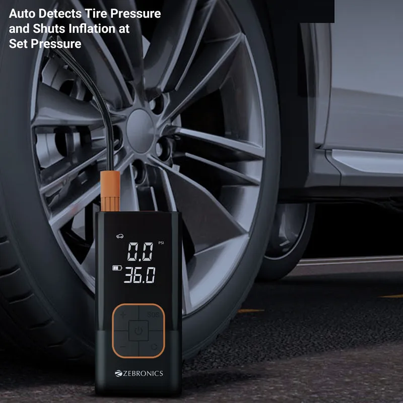 Zebronics Tire Inflactor With Power Bank Zeb 17TI4 view 2